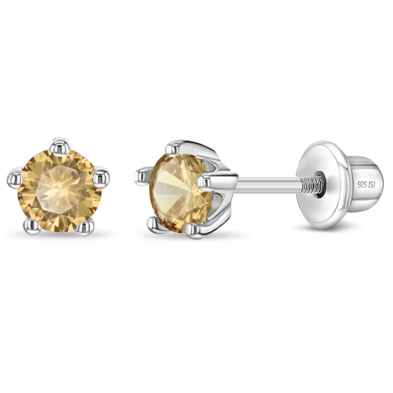 Boucle d'oreille 0-10 ans, argent 925, pierres de naissance – Image 5