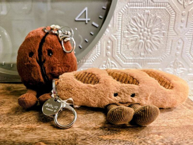 Jellycat, porte-clé baquette de pain
