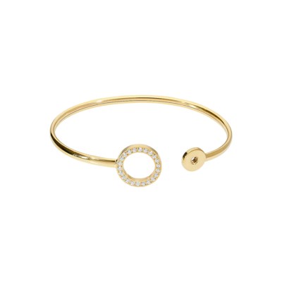 Qudo, Bracelet acier inoxydable, couleur or