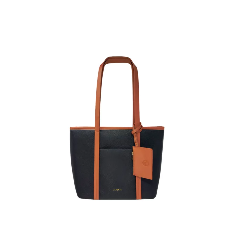 Sac a main noir et tan ESPE, Végan